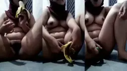 Barbie Seksi Pakai Jilboobs Main Timun Dan Pisang