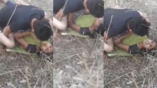 Gadis Liar Beraksi Di Alam Terbuka, Sengaja Dipersembahkan Untuk Tatapan Liar Teman-temannya