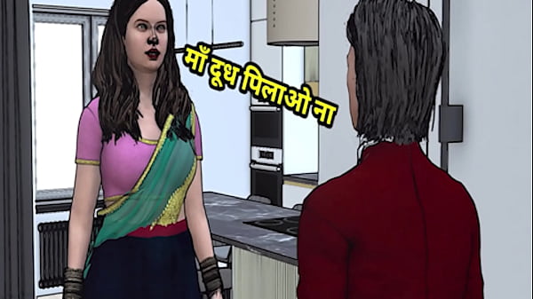 Ibu Tiri Desi India Digebukin Sama Anak Tiri, Suara Hindi Panas.