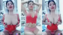 Manda Celana Dalam Pink Basah Kena Getaran