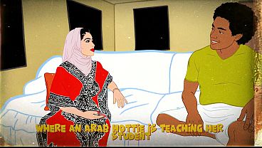 Guru Arab Montok Goyangin Pantat Besar Sambil Ngajarin Murid Trik Baru Yang Bikin Makin Panas