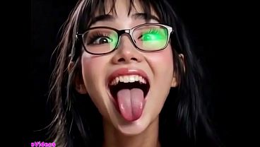 Tongue Basah Cewek China Siap Menjilat Layar Kamu, Animasi Ai Bikin Nagih