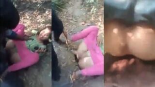 Desa Jalang Murahan Digebuki Ngentot Brutal Sama Gerombolan Bejat