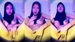 Toket Bulat Berhijab, Jari-jari Main Colmek Basah Kuyup
