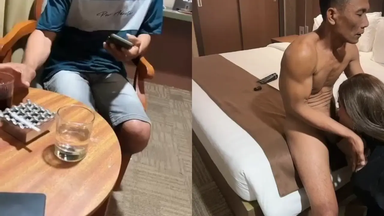 Walau Udah Berumur, Om Tua Ini Masih Gagah Perkasa Dan Bikin Ngilu Lihat Goyangannya Yang Bikin Basah.