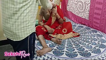 Bru Baru Nikah, Bini Dientot Mertua Pas Suami Lagi Kantoran, Saree Robek, Hari Spesial Jadi Malam Panas, Crot Di Dalem, Ngomong Kotor Ngentot Desi.