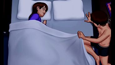 Ibu Tiri Diam-diam Mengintip…lalu Semuanya Berubah Mesum (18+)